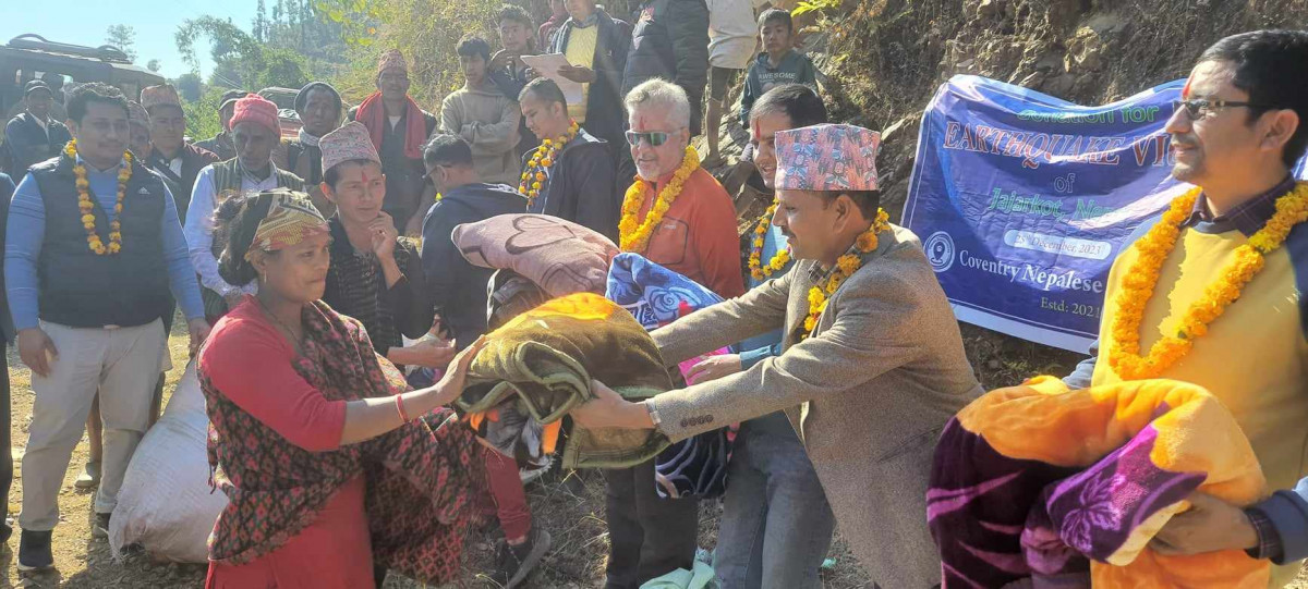 कोभेन्ट्री नेपाली समाज युकेद्वारा भूकम्प पीडितलाइ सहयोग (फोटो फिचर)